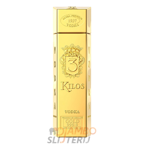 3 Kilos Vodka Gold 1L