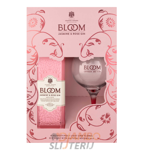 BLOOM Jasmine & Rose Gin Giftpack 700ml