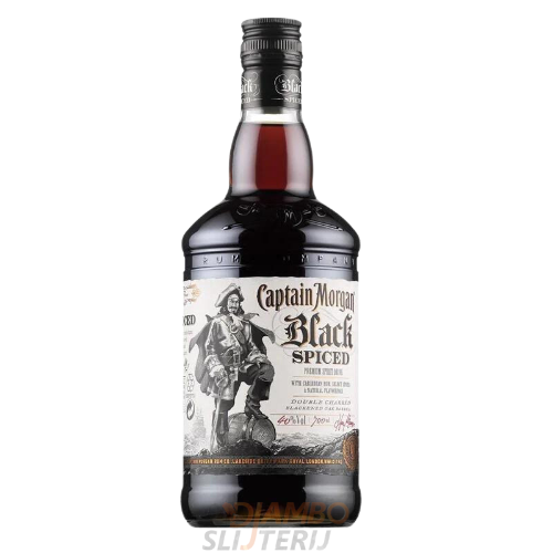 Captain Morgan Black Spiced Rum 1L