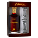 Dębowa Polska Gold Raspberry Likeur met 2 shotglazen 700ml