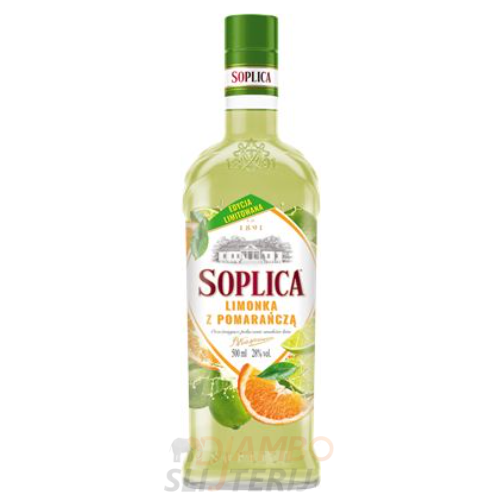 Soplica Limonka z pomarańczą (Limoen met sinasappel) 500ml