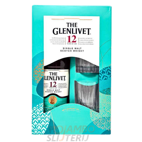 The Glenlivet Double Oak Giftpak 700ml