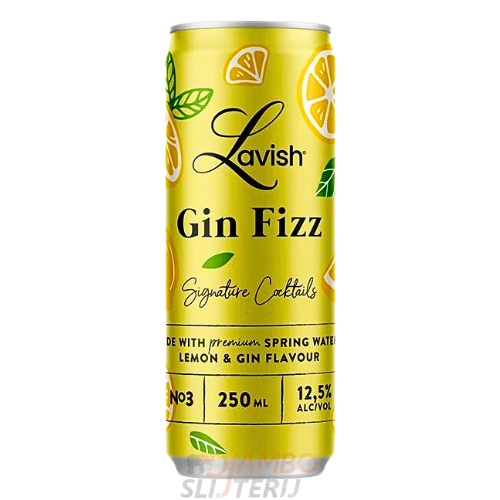 Lavish Gin Fizz Signature Cocktail 250ml