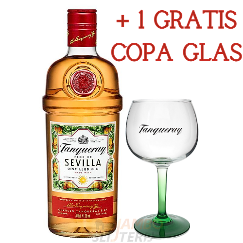 Tanqueray Flor de Sevilla 700ml met glas