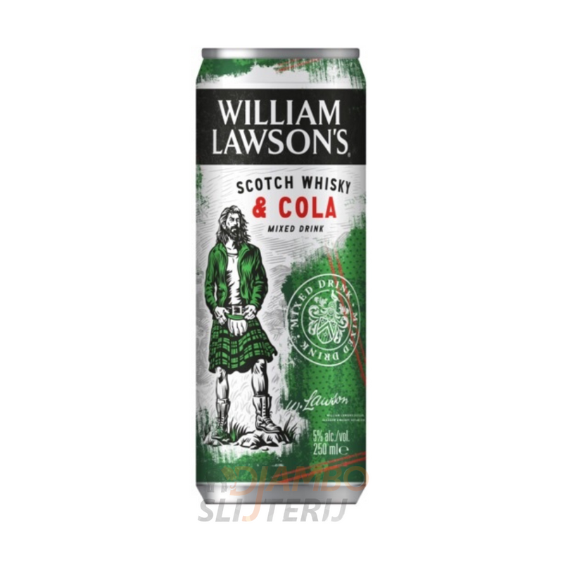 William Lawson's Whisky & Cola 250ml